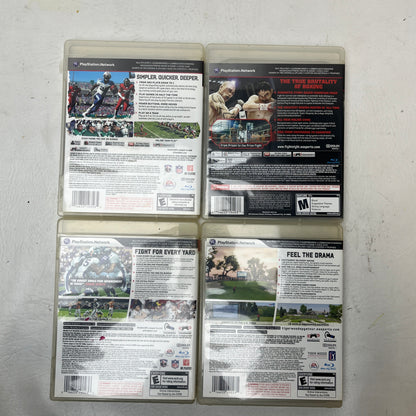 Lot of 4 Games Sony PlayStation 3 PS3 