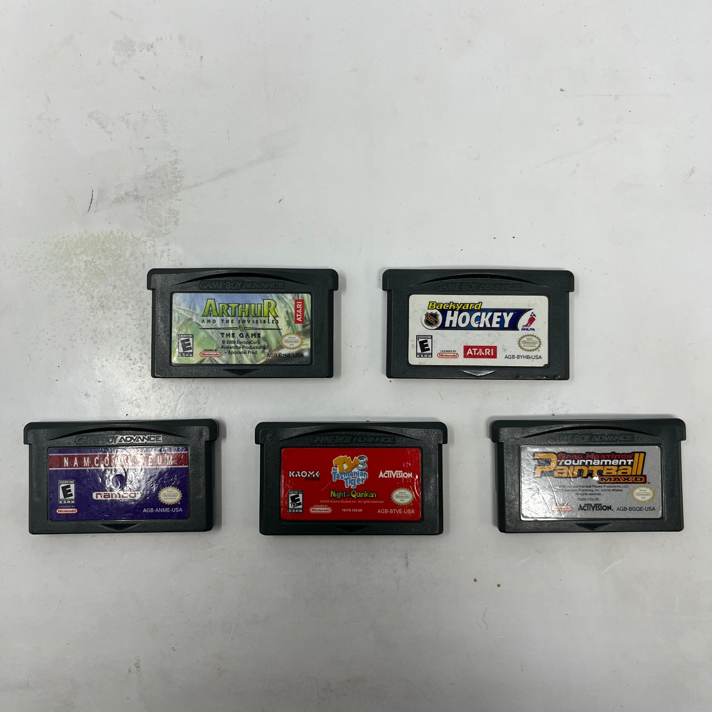 Lot of 5 Games Nintendo Game Boy Advance