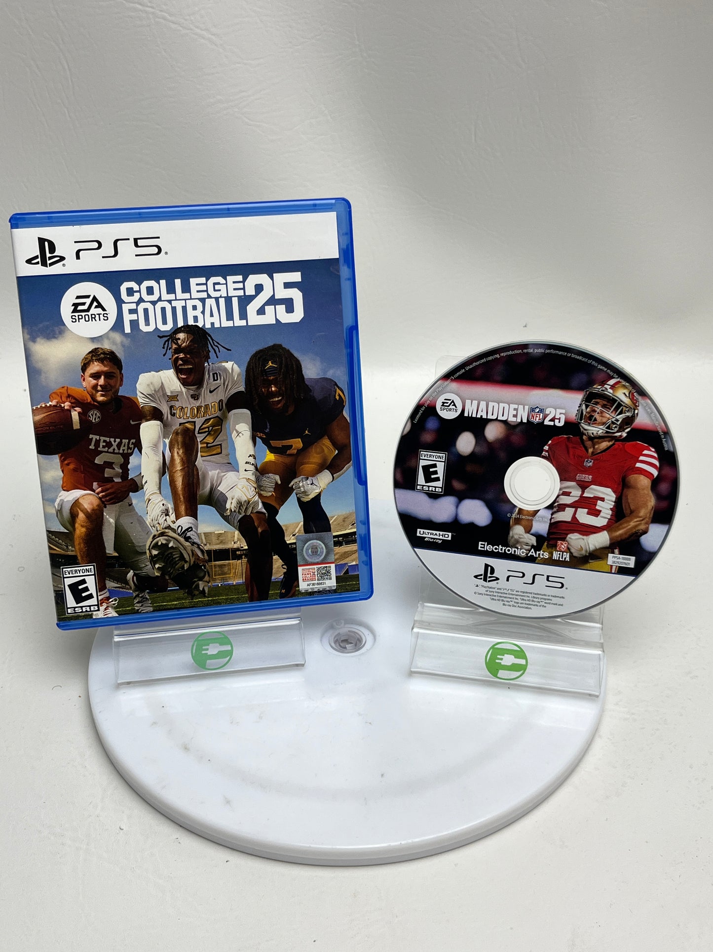 Lot of 2 Games Sony PlayStation 5 PS5 EA Sports College Football 25 & Madden NFL 25