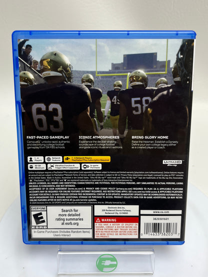 Lot of 2 Games Sony PlayStation 5 PS5 EA Sports College Football 25 & Madden NFL 25