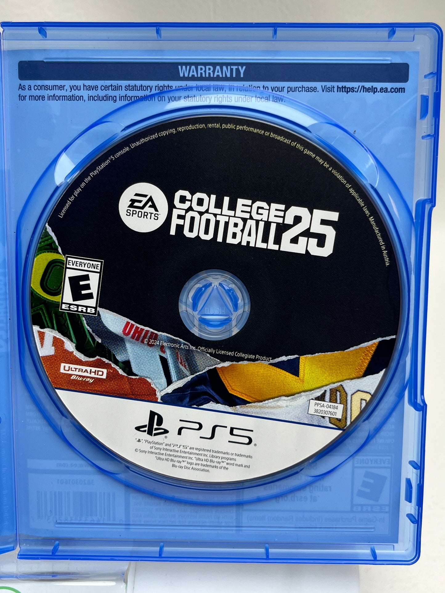 Lot of 2 Games Sony PlayStation 5 PS5 EA Sports College Football 25 & Madden NFL 25