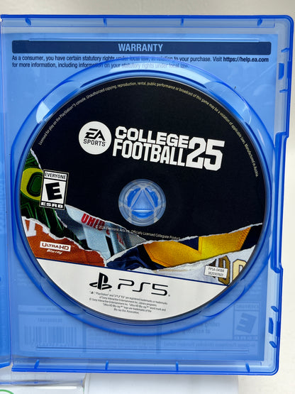 Lot of 2 Games Sony PlayStation 5 PS5 EA Sports College Football 25 & Madden NFL 25
