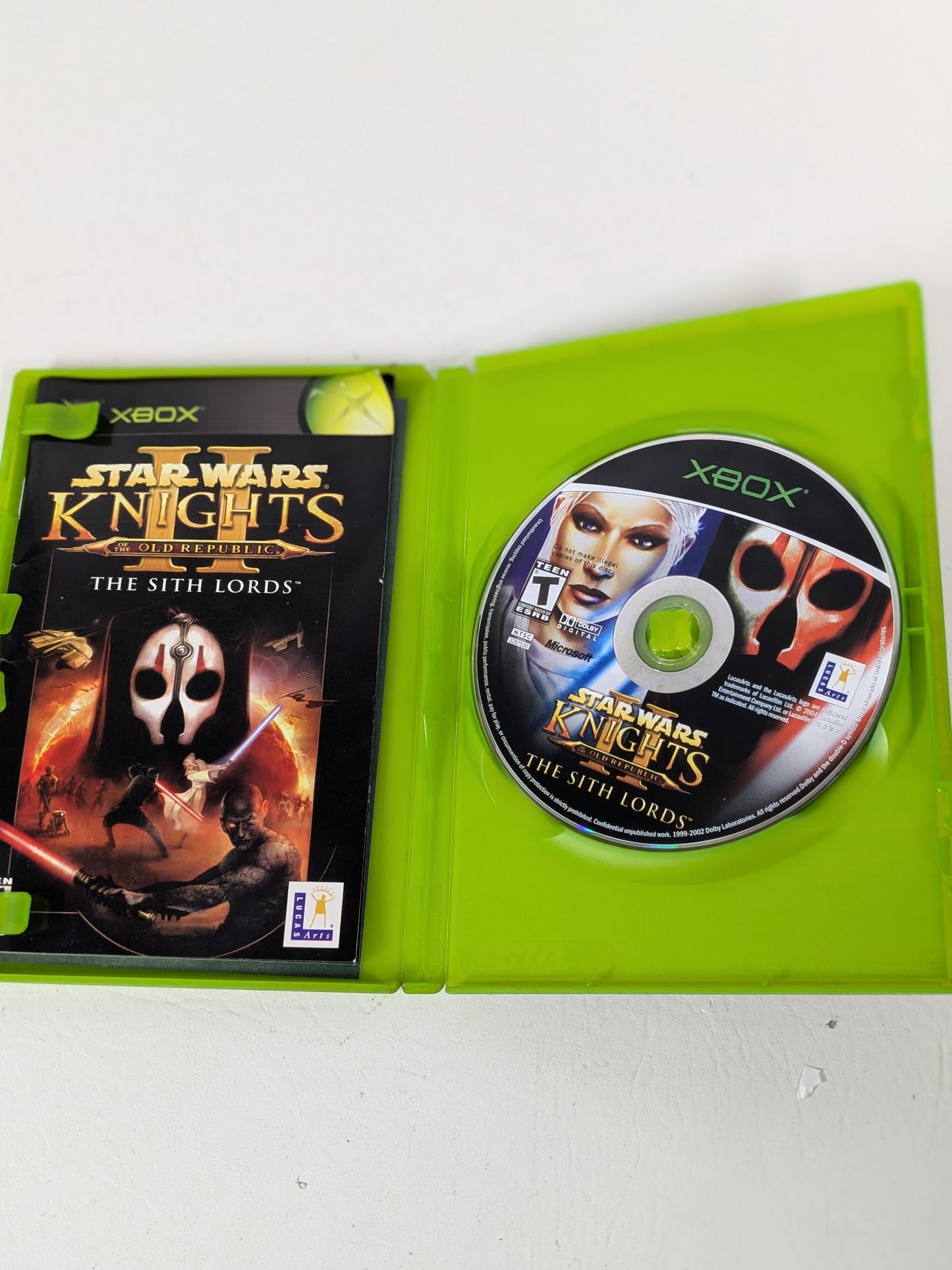Star Wars Knights of the Old Republic II (Microsoft Xbox, 2004)