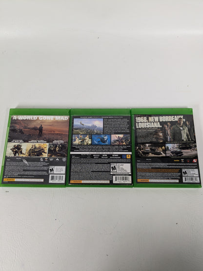 Lot of 3 Microsoft Xbox One Games Mad Max Grand Theft Auto V GTA 5 Mafia III