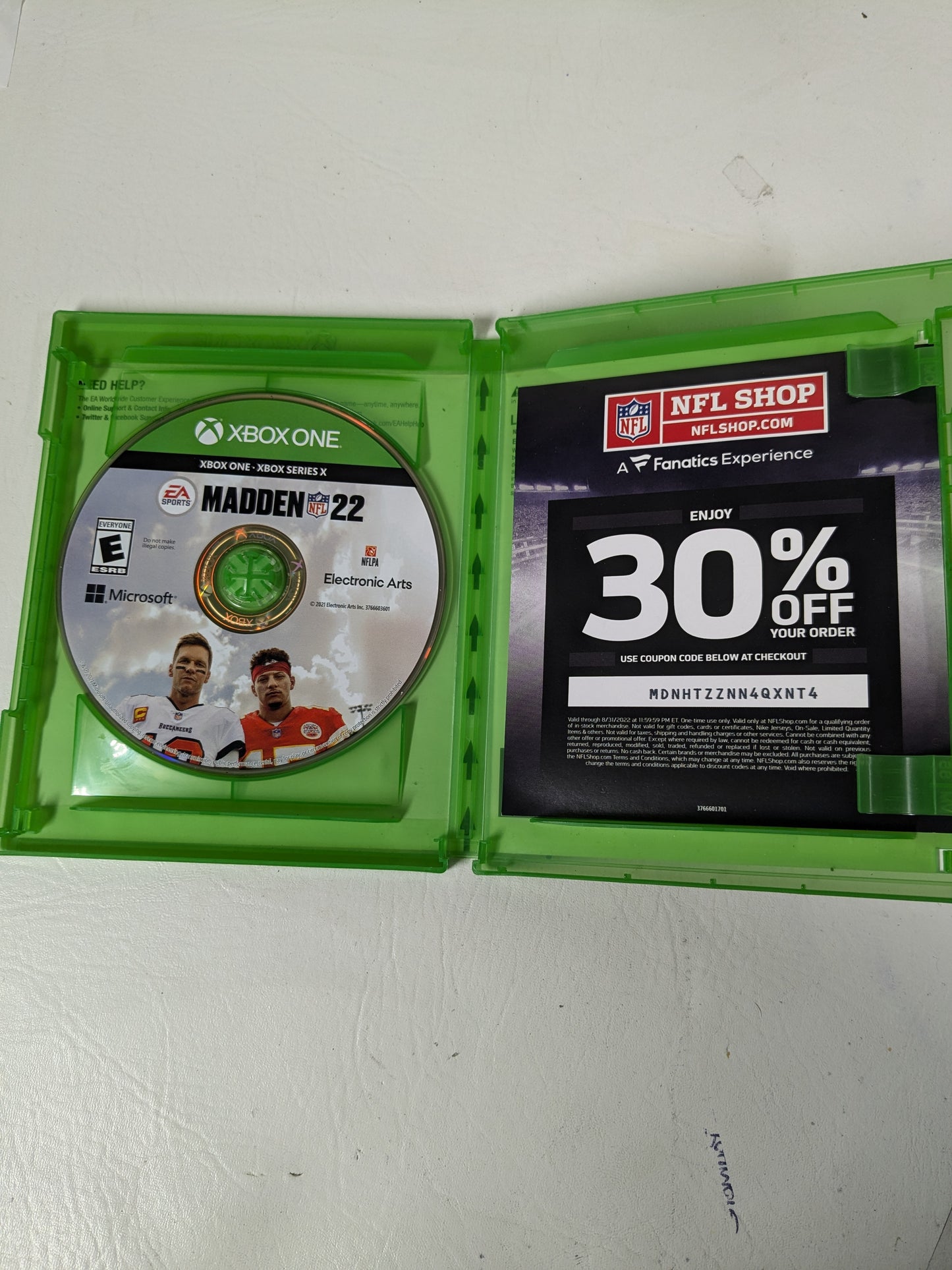 Lot of 5 Microsoft Xbox One Games Madden NFL 22 23 Destiny Taken King NFS Rivals