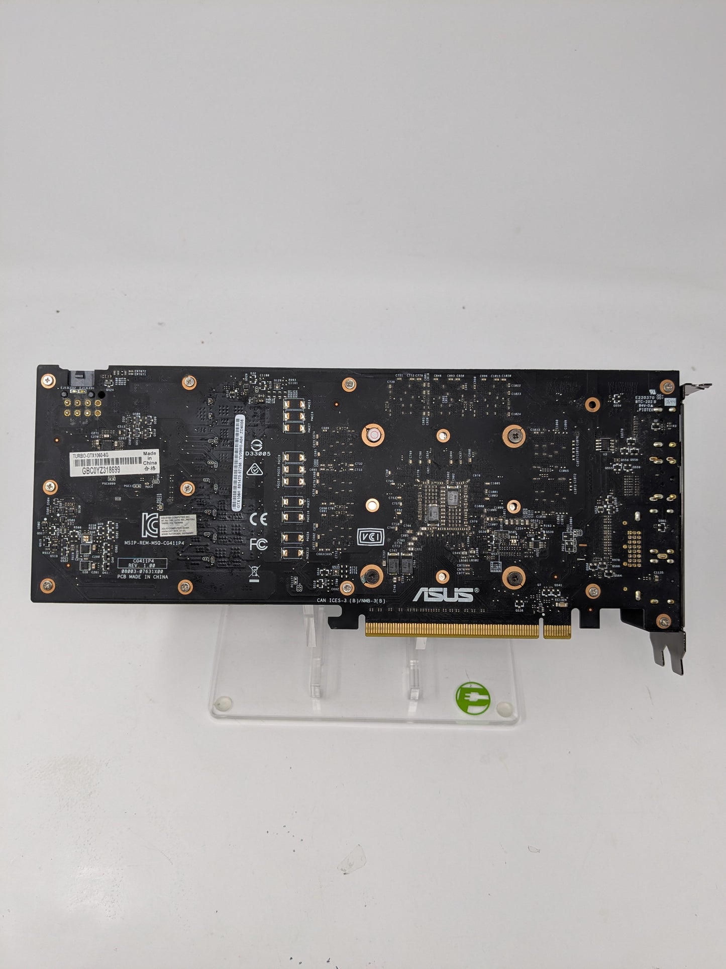 Asus GeForce GTX 1060 Turbo 6GB GDDR5 Graphics Card U911418924782P