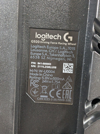 Logitech G Driving Force G920 Racing Wheel 841-000053