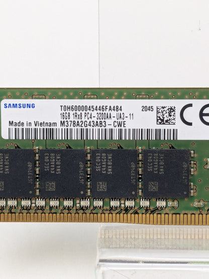 Samsung PC4-3200AA-UA3 16GB (1x16GB) RAM DDR4 3200MHz M378A2G43AB3