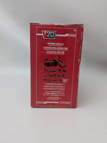 New Craftsman 20V MAX 1/2 Inch Drill Driver Kit CMCD702D1