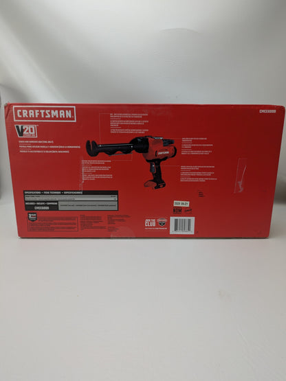 New Craftsman 20V Cordless Caulk Gun CMCE600B