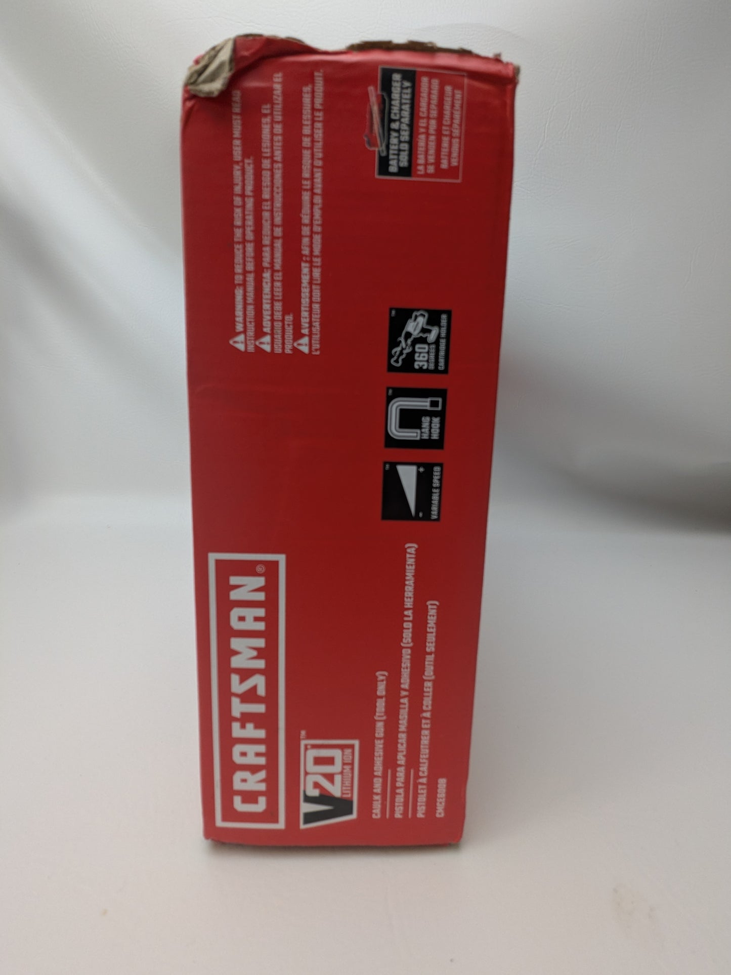 New Craftsman 20V Cordless Caulk Gun CMCE600B