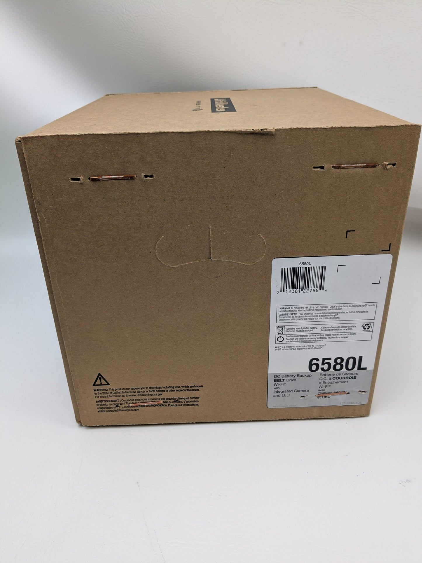 New Liftmaster 6580L 1HPs DC Belt Garage Door Opener w/ Camera & Battery Backup