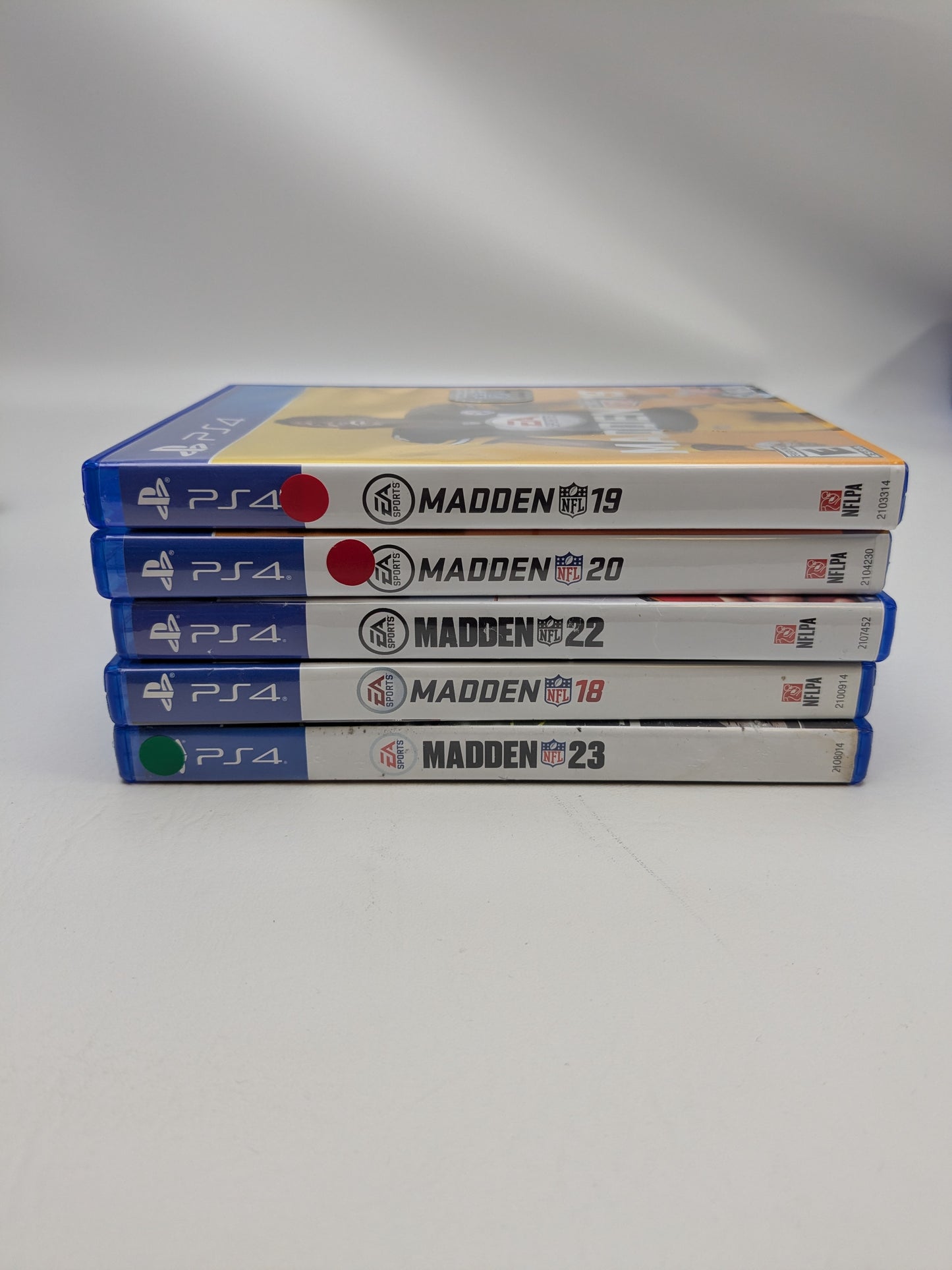 Lot of 5 PS4 Games Madden NFL 18 19 20 22 23 EA Sports Football Bundle