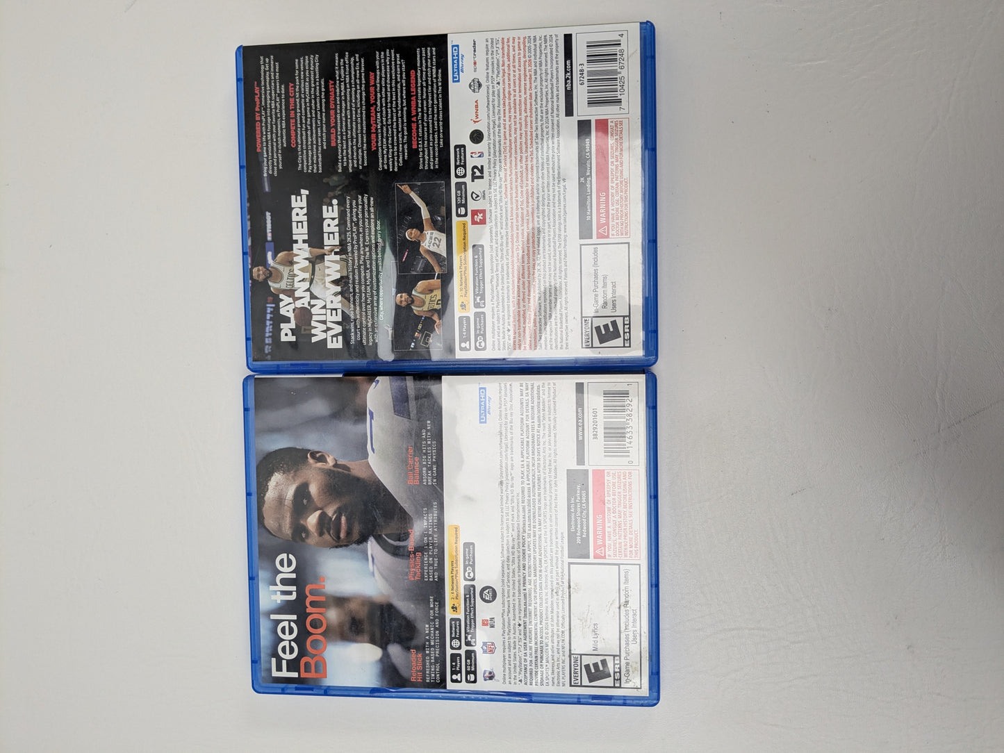 Lot of 2 Sony PlayStation 5 PS5 Games Madden NFL 25,NBA 2K25 