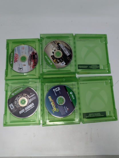 Lot of 4 Microsoft Xbox One Games MudRunner Need for Speed Payback Wreckfest 