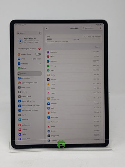WiFi Only Apple iPad Air 13" M3 256GB Space Gray MCNN4LL/A