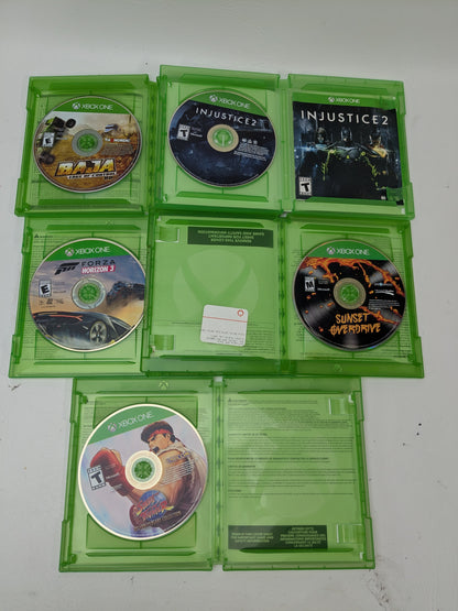 Lot of 5 Xbox One Games Forza Horizon 3 Injustice 2 Street Fighter Sunset