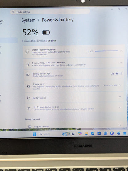 Samsung Galaxy Book Go 5G 4G2DFBRJQ4H 14" Snapdragon 8cx Gen 2 3.15Ghz 8GB RAM 