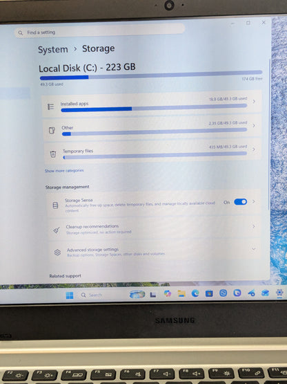 Samsung Galaxy Book Go 5G 4G2DFBRJQ4H 14" Snapdragon 8cx Gen 2 3.15Ghz 8GB RAM 