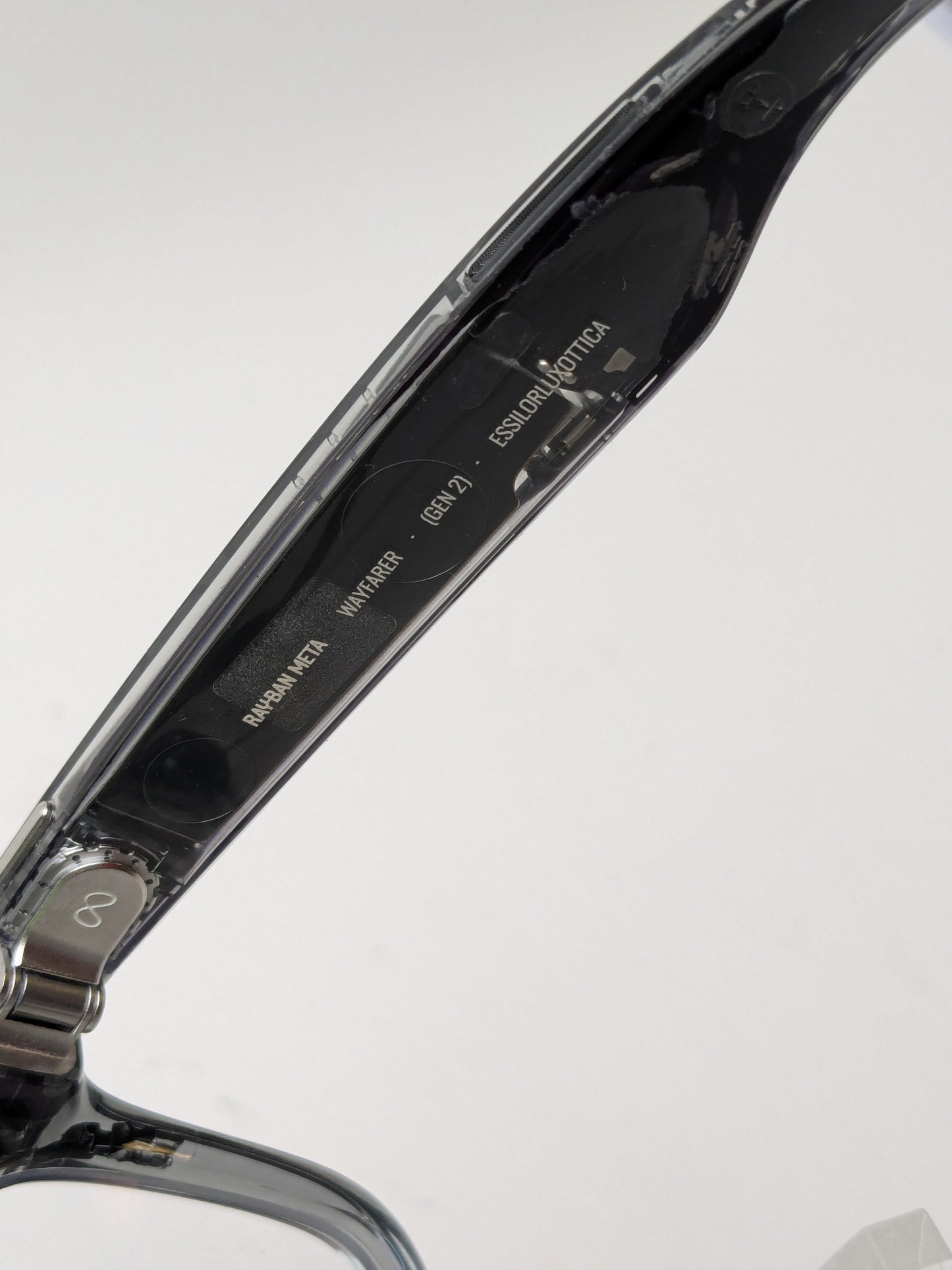 Ray-Ban Meta Gen 2 Blayzer Optics Smart Glasses RW7001 Transparent Black