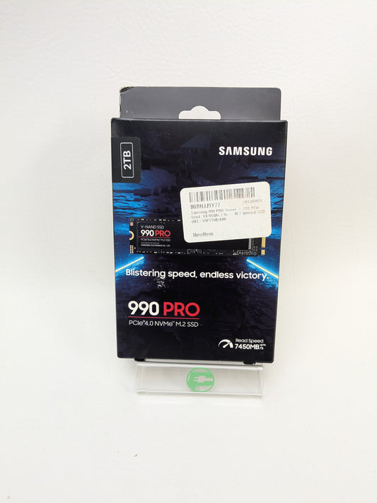 New Samsung  M.2 2280 990 Pro 2TB PCIe 4.0 x4 SSD MZ-V9P2T0B/AM
