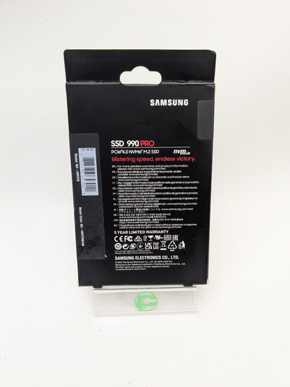 New Samsung  M.2 2280 990 Pro 2TB PCIe 4.0 x4 SSD MZ-V9P2T0B/AM