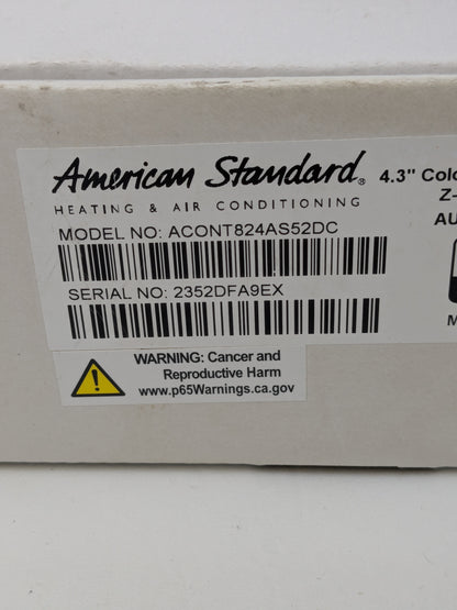 American Standard Gold 824 Thermostat Control Touchscreen ACONT824AS52D
