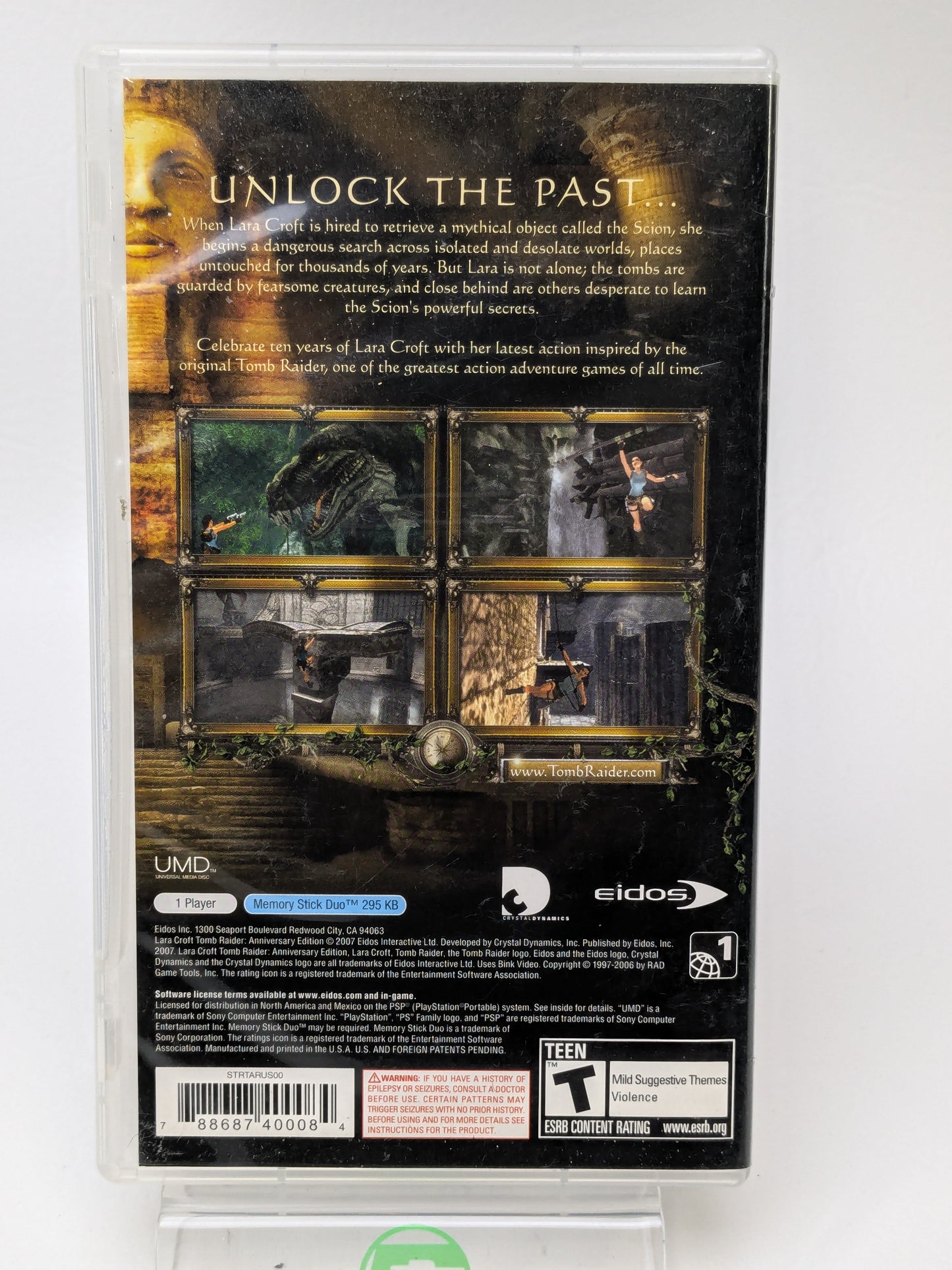 Tomb Raider Anniversary (Sony PlayStation Portable PSP, 2007)