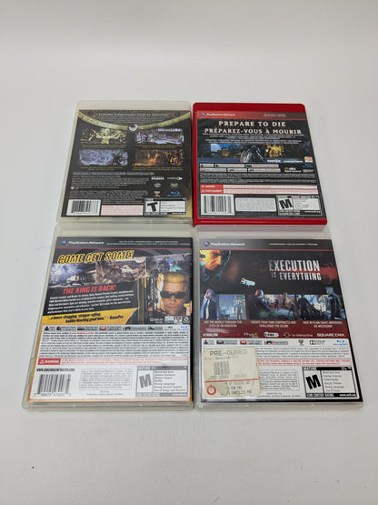 Lot of 4 Games Sony PlayStation 3 PS3 Tomb Raider Underworld,Dark Souls,Hitman Absolution,Duke Nukem Forever