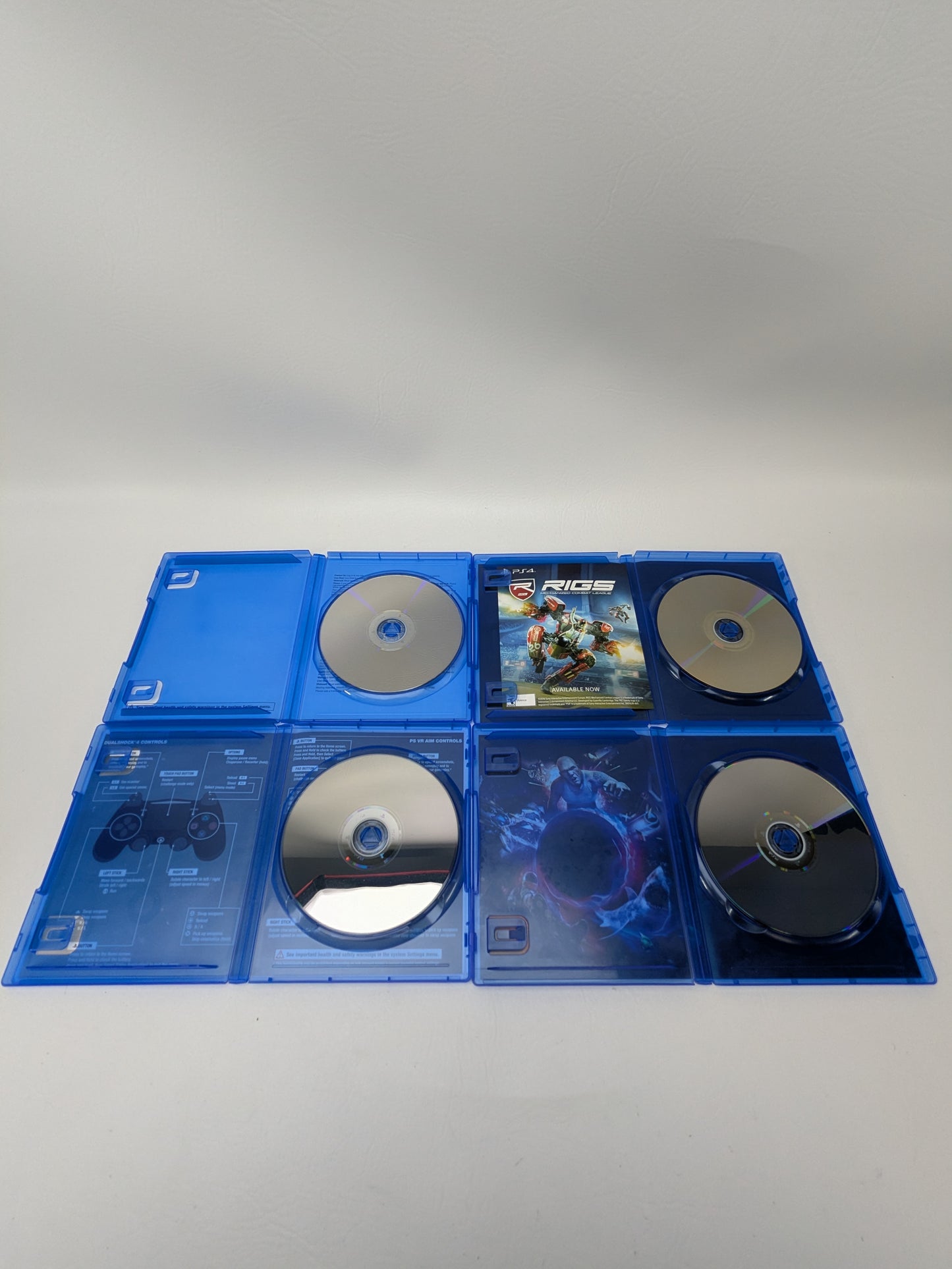 Lot of 4 Games Sony PlayStation 4 PS4 Eagle Flight VR,Farpoint,PlayStation VR Demo Disc,PlayStation VR Worlds