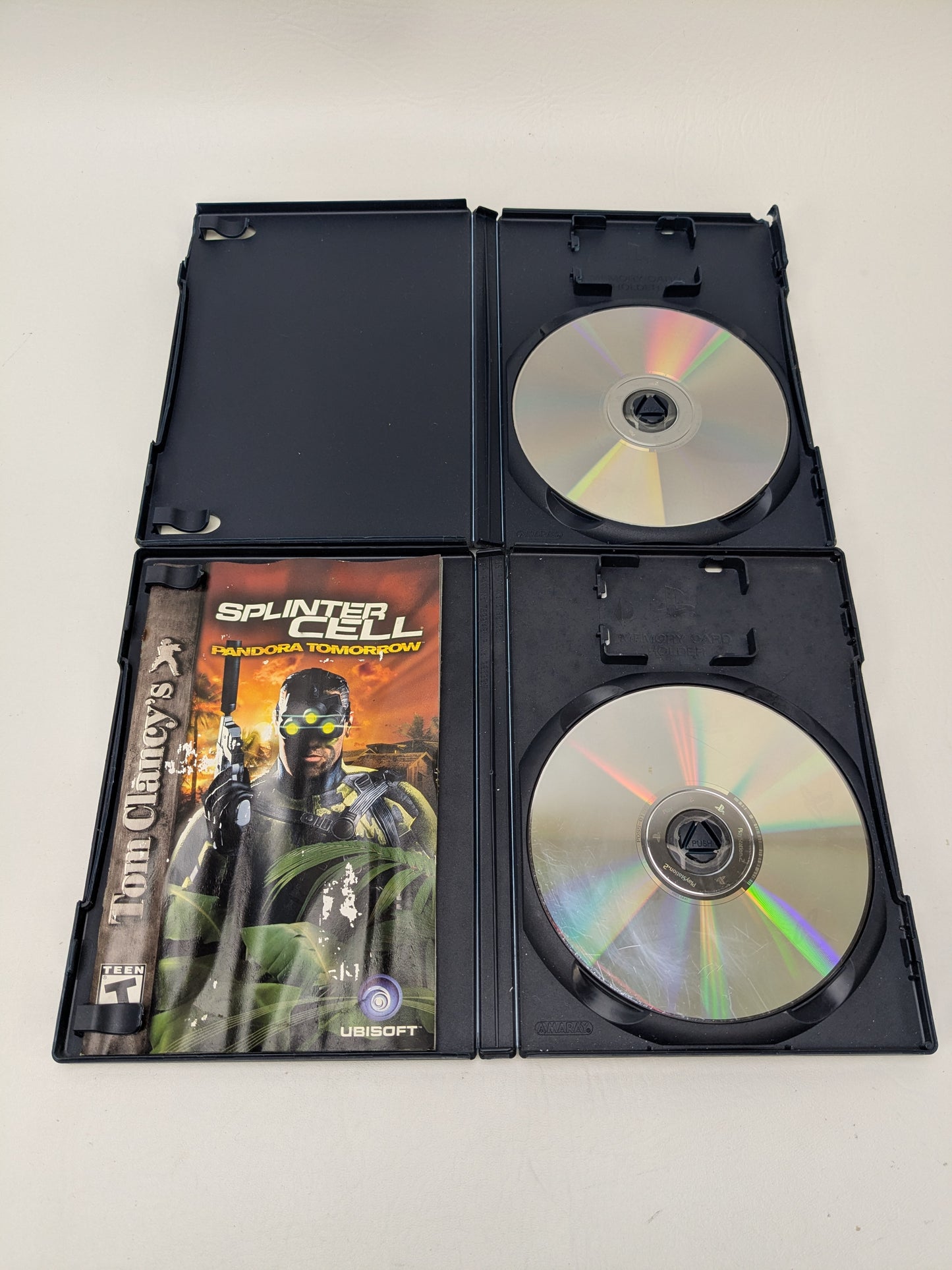Lot of 2 Games Sony PlayStation 2 PS2 Brothers in Arms Earned in Blood,Splinter Cell Pandora Tomorrow