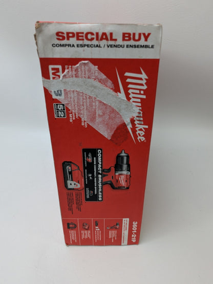 New Milwaukee VIPRB-3601-21P 18V Cordless 5 in Drill Driver 2 Ah 3601-21P