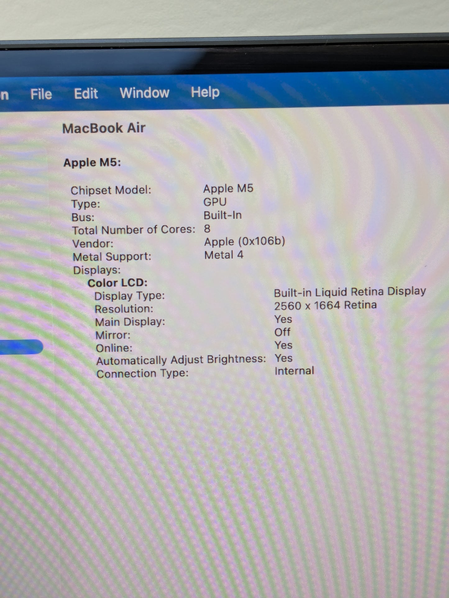 2026 Apple MacBook Air 13" M5 8C GPU 4.6GHz 16GB RAM 512GB SSD MDHE4LL/A