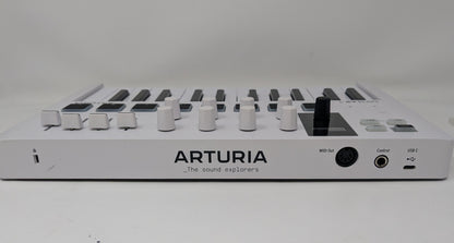 Arturia MiniLab 3 25-Key Synth MIDI Keyboard Controller White, Pads, USB-C