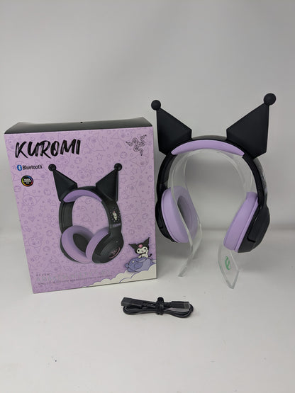 Razer Kraken Kitty V2 BT Wireless Gaming Headset Kuromi Edition Sanrio Purple