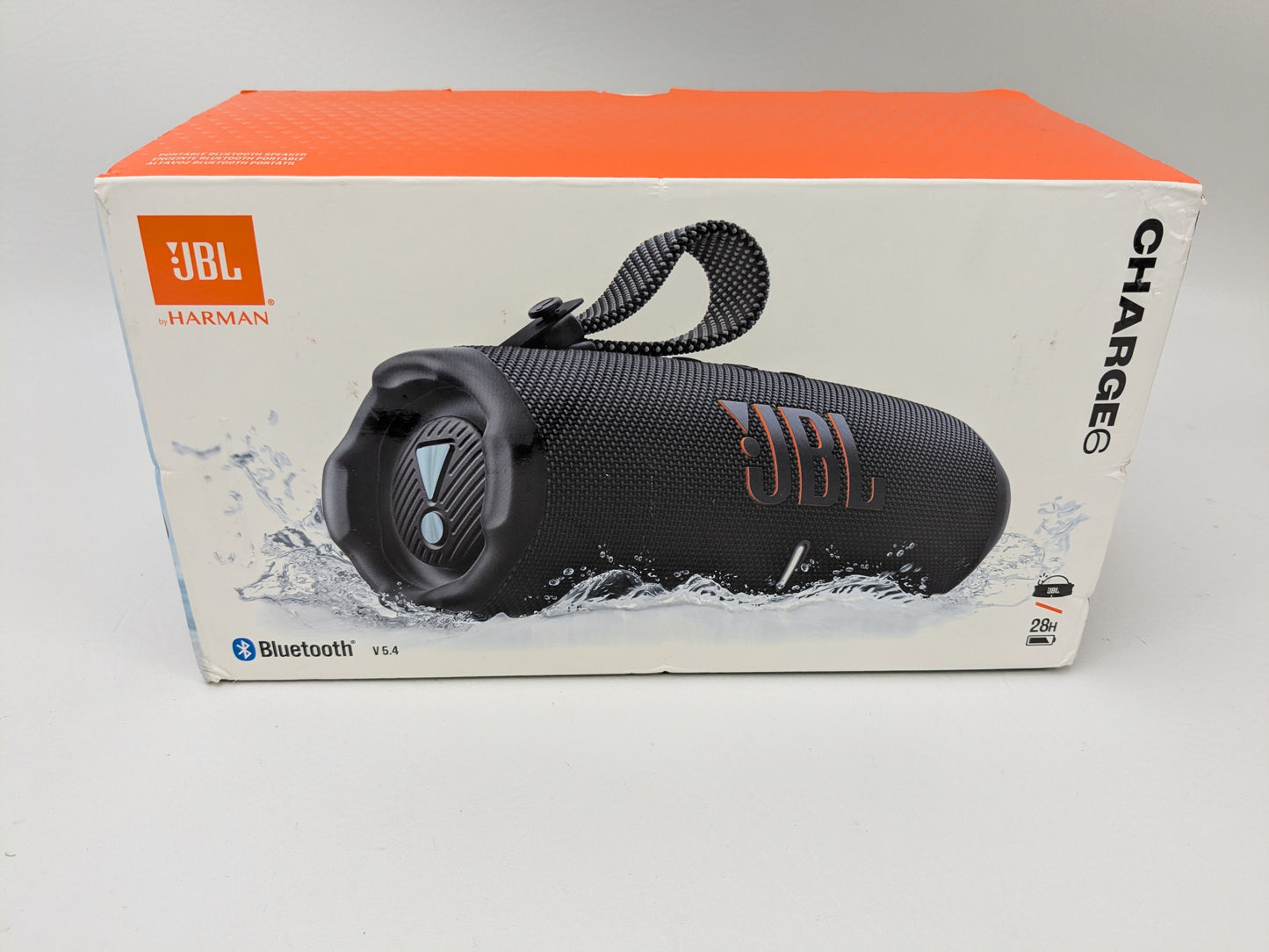 JBL Charge 6  Portable Bluetooth Speaker ; Black JBLCHARGE6BLK