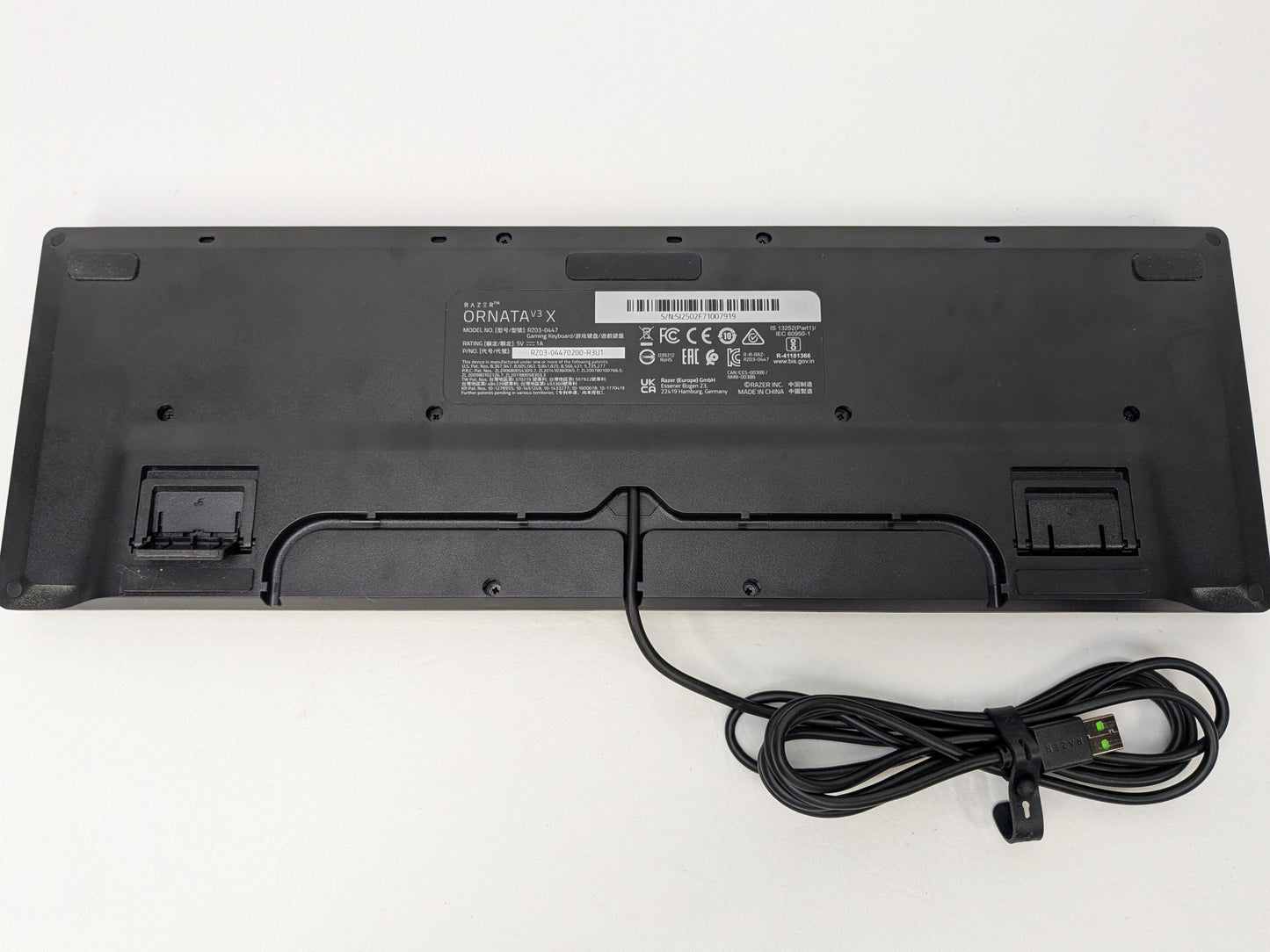 Razer Ornata V3 X RZ03-0447  Wired Keyboard Black