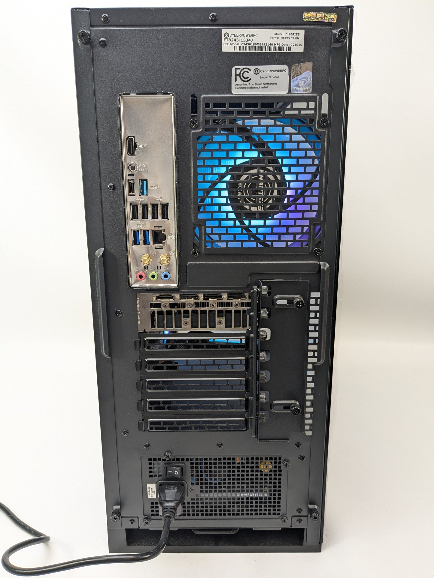 CyberPower Custom PC Ryzen 7 8700F 4.10GHz 16GB RAM 2TB SSD Nvidia GeForce RTX 4060
