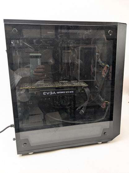 Fractal Desing Custom PC Ryzen 5 5600X 3.70GHz 32GB RAM 256GB SSD 1TB HDD Nvidia