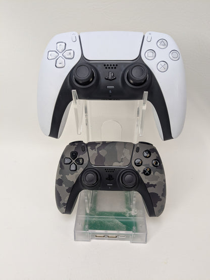 Lot of 2 Sony PS5 DualSense Wireless Controllers Gray /Camouflage CFI-ZCT2W