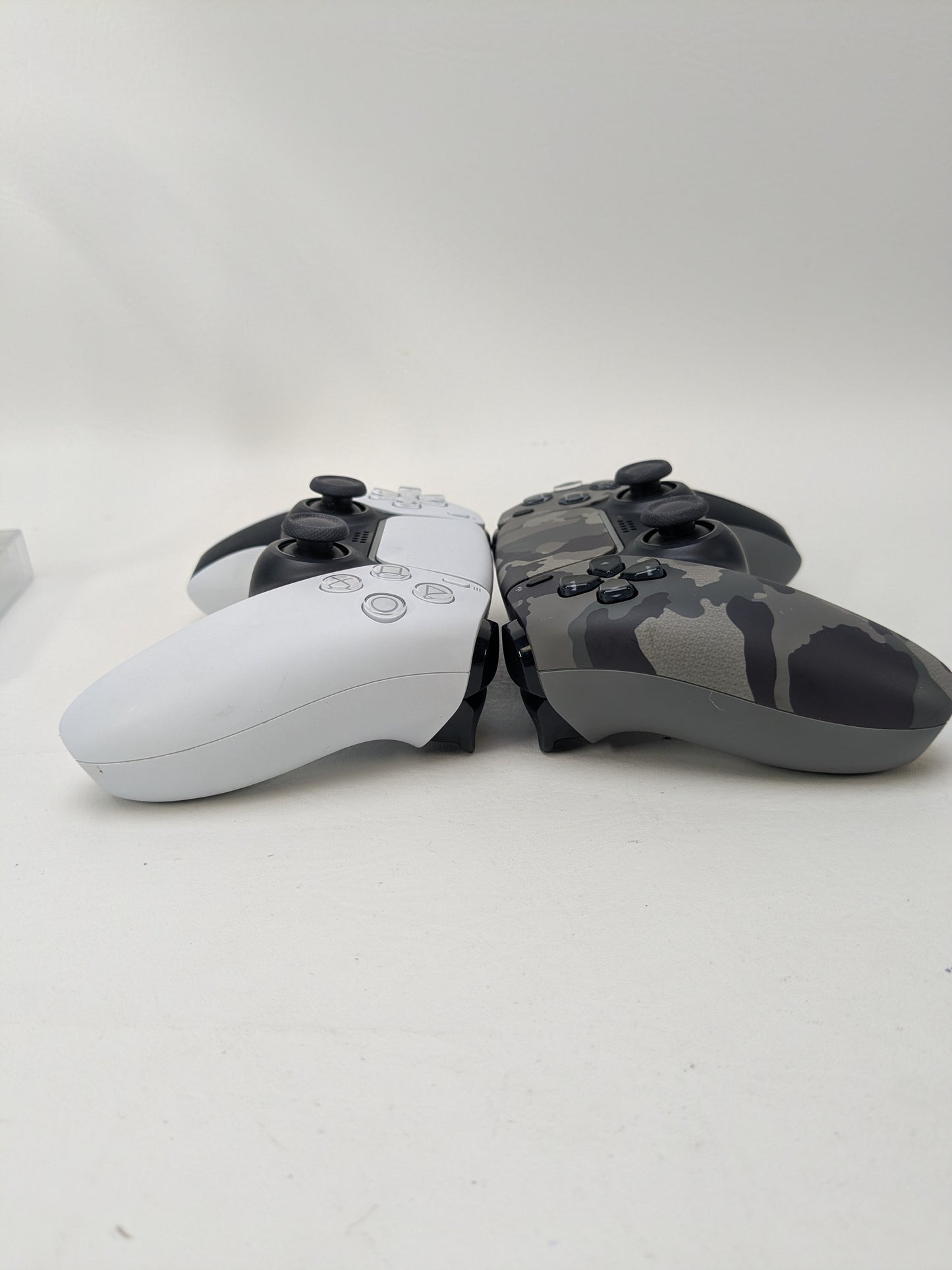 Lot of 2 Sony PS5 DualSense Wireless Controllers Gray /Camouflage CFI-ZCT2W