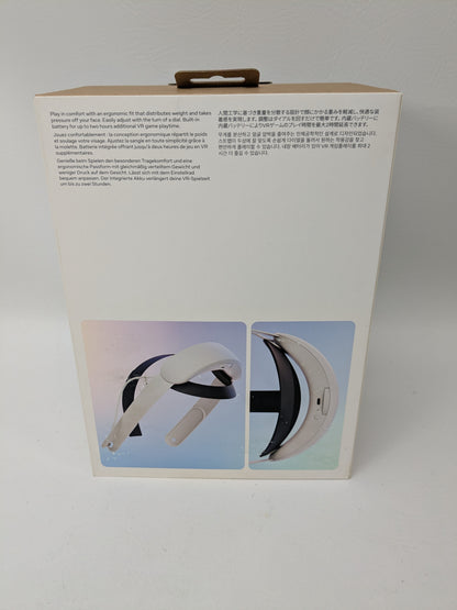 New Meta Elite Strap with Battery Head Straps White 