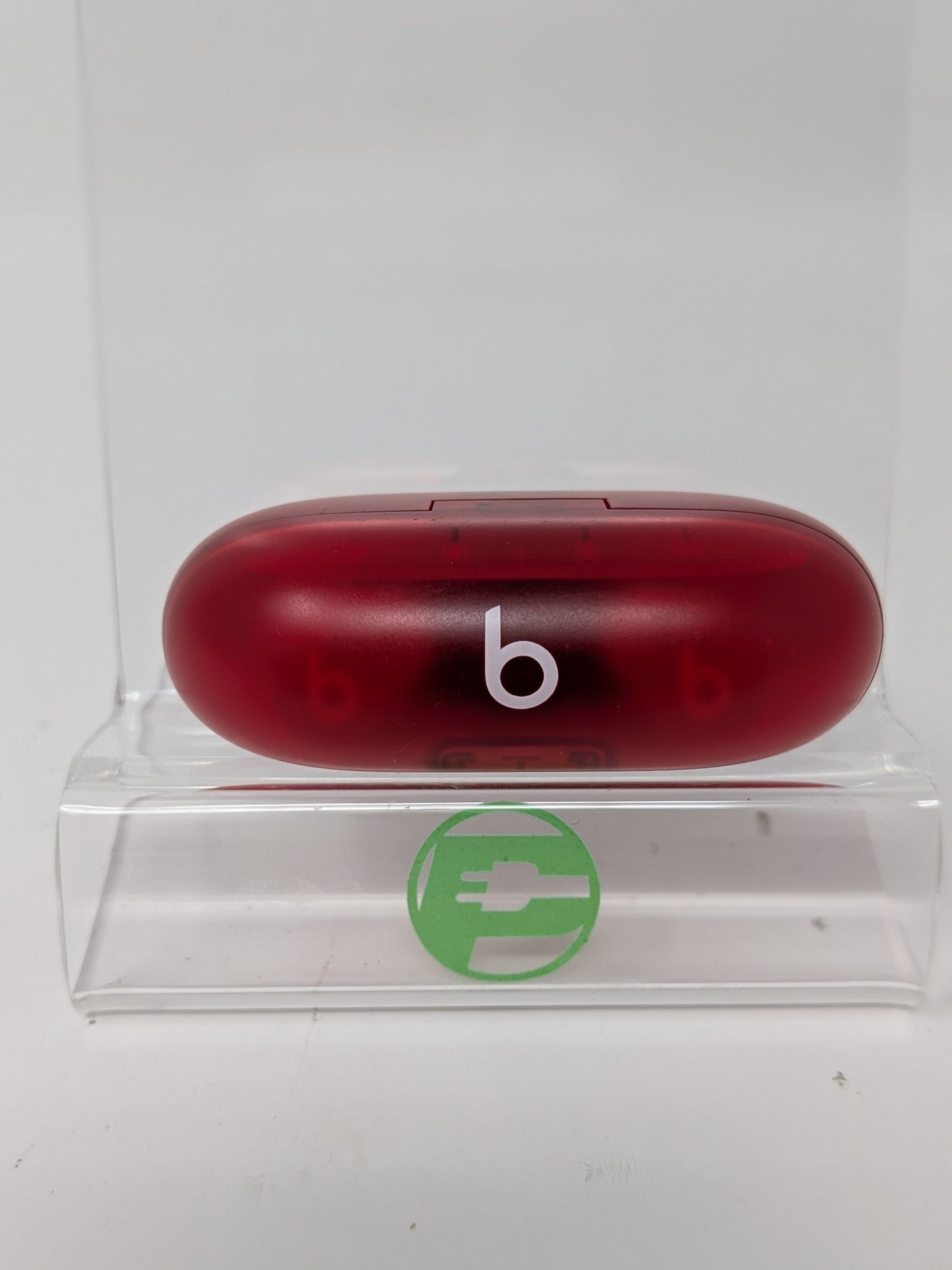 Beats Solo Buds Wireless In-Ear Bluetooth Headphones Transparent Red