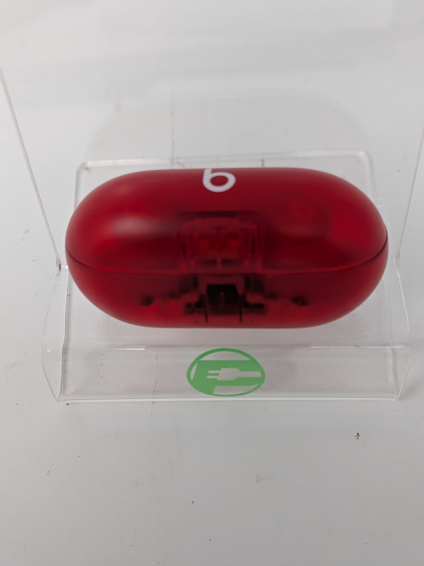 Beats Solo Buds Wireless In-Ear Bluetooth Headphones Transparent Red