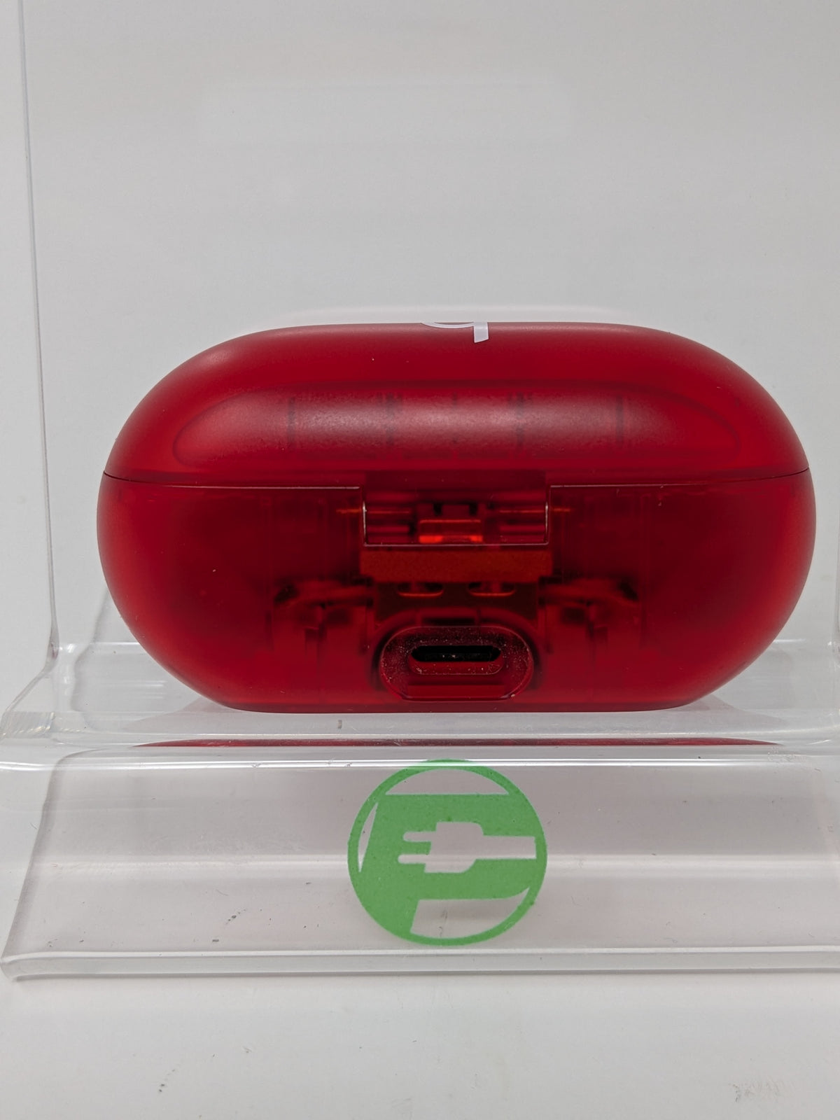 Beats Solo Buds Wireless In-Ear Bluetooth Headphones Transparent Red