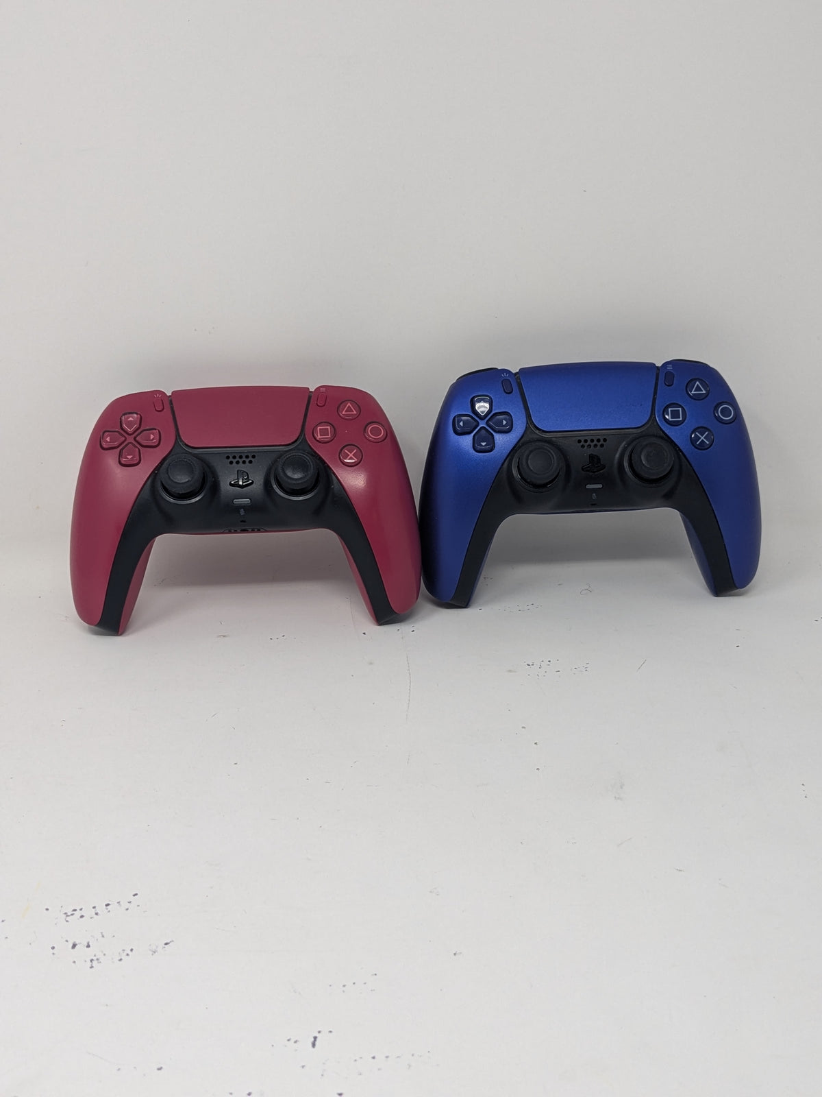 Lots Of 2 Sony PlayStation 5 DualSense Wireless Controller Red/Cobalt Blue 