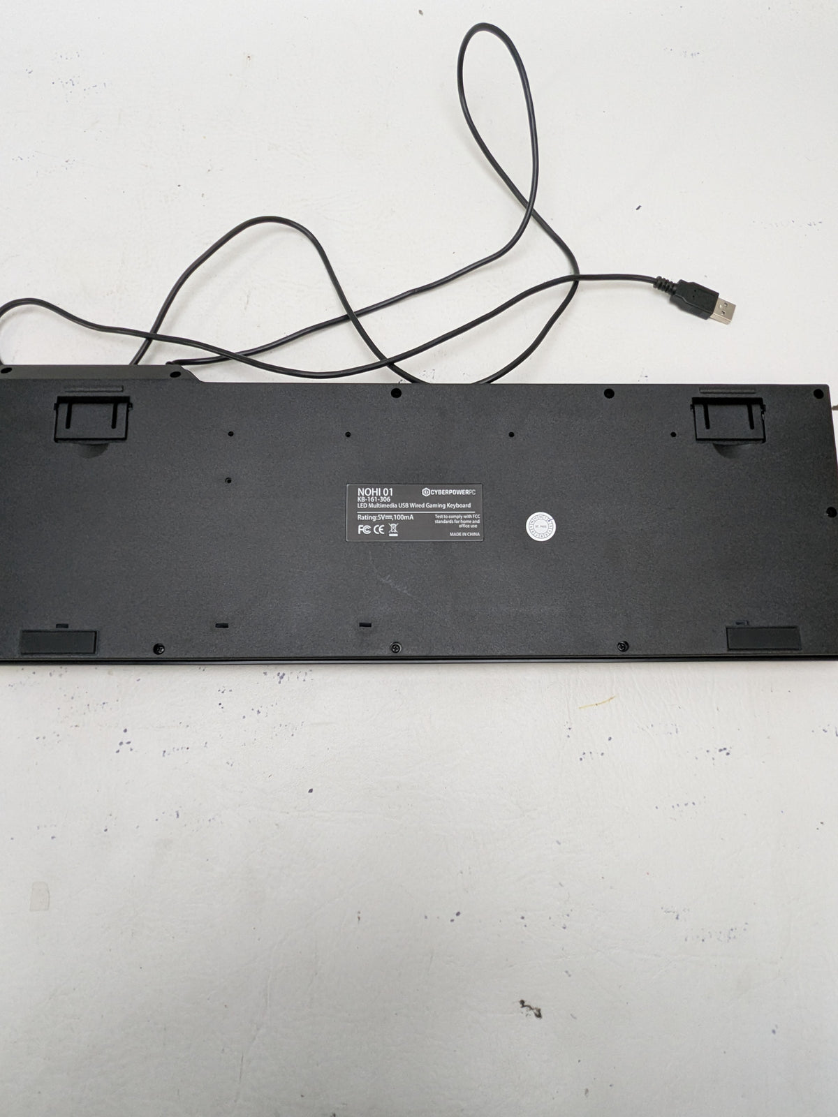 New CyberpowerPC Nohi 161-306 USB Wired Gaming Keyboard
