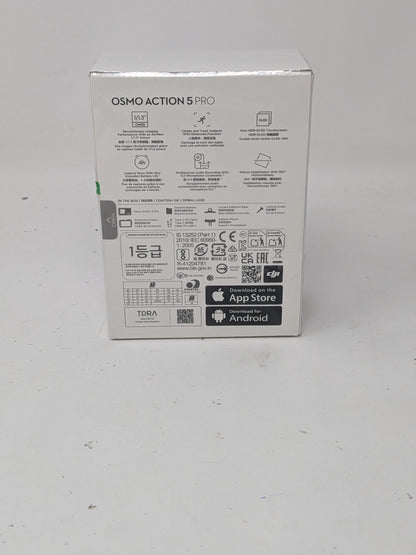 New DJI Osmo Action 5 Pro 40 MP 4K Action Camera CP.OS.00000377.01
