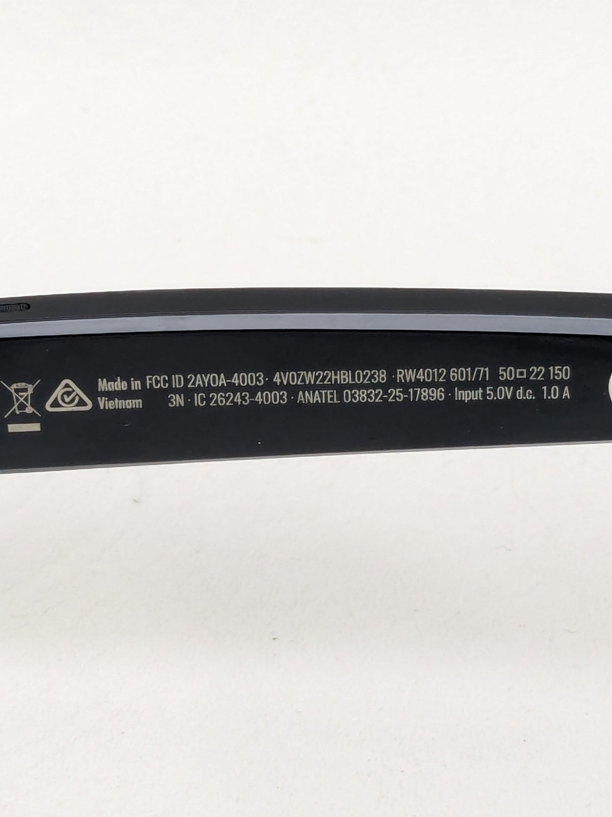 Ray-Ban Meta Wayfarer Gen 2 Shiny Black Standard RW4012 AI Smart Glasses