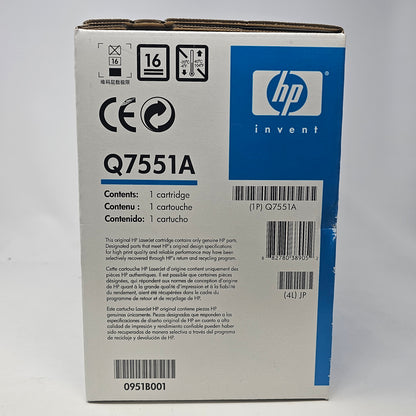 New HP LaserJet 51A Toner Cartridge  Q6511A